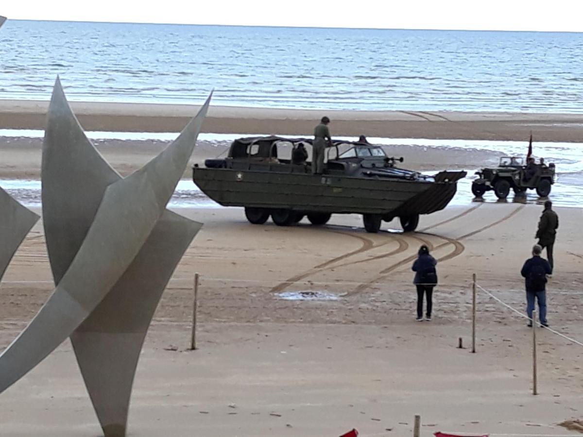 Appartement Omaha Beach Saint-Laurent-sur-Mer Esterno foto